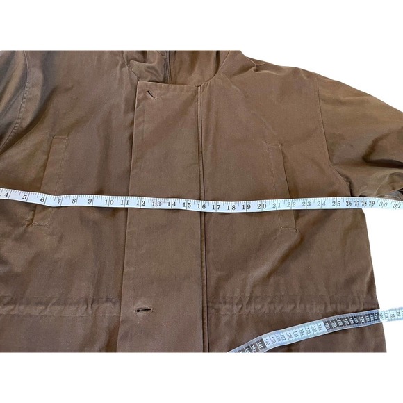 Vintage Eddie Bauer Goose Down Filled Puffer Jacket Winter Coat Mens Sz M Brown - Picture 7 of 10